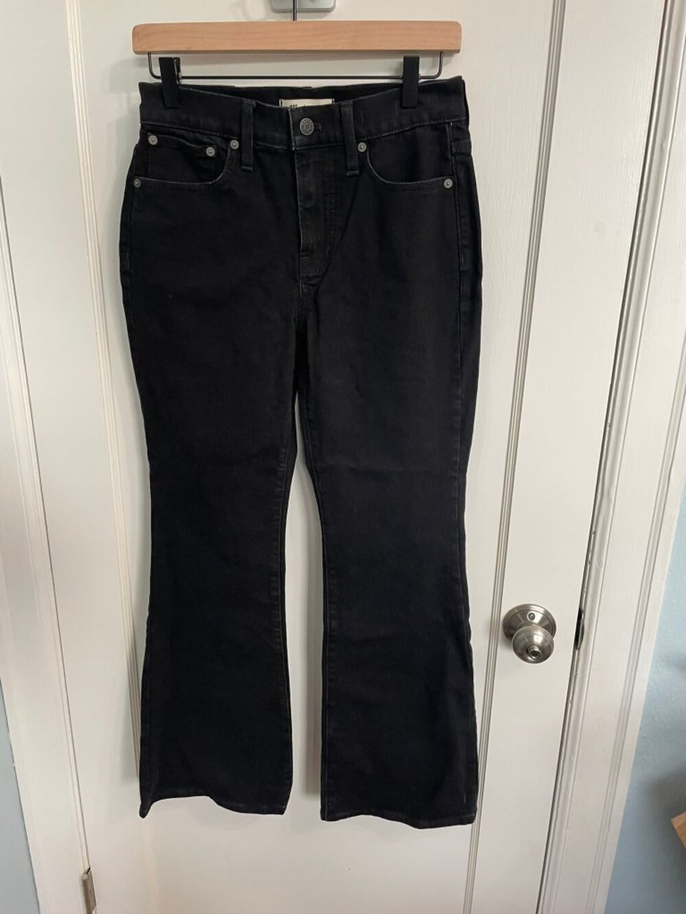 Madewell Perfect Vintage Flare Jean 26 Petite Black